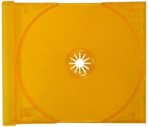 100 Reemplazo Esmerilado Color Naranja Cd Bandejas / Inserci