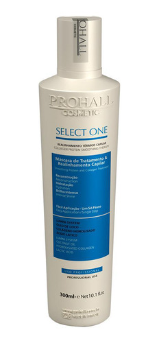 Escova Progressiva Prohall Select One Sem Formol 300ml
