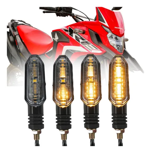Kit 4 Piscas Led Seta Sequencial Honda Cb Twister 250 Titan Menor preço em Kit 4 Piscas Led Seta Sequencial Honda Cb Twister 250 Titan