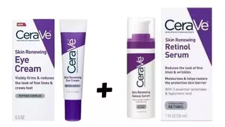 Cerave Kit Skin Renewing Eye Cream Y Retinol Serum