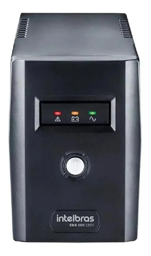 Nobreak Interativo Monovolt Intelbras Xnb 600va 120v Cor Preto