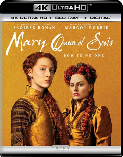 Blu Ray 4k Ultra Hd Mary Queen Of Scots Original 