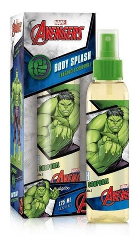 Avengers Capitán Marvel Hulk Body Splash 125 Ml