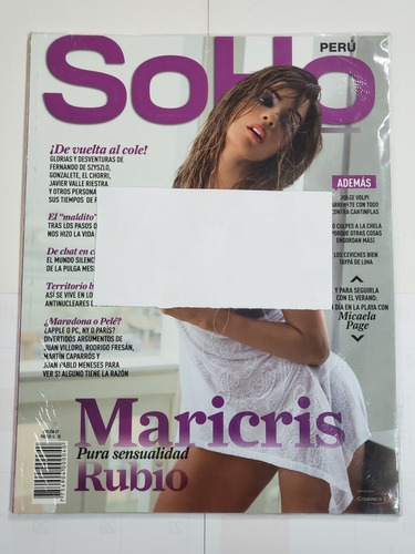 Revista Soho Peru Maricris Rubio N° 7