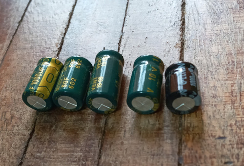 Set De 5 Capacitores 1000uf 10v (Usado)