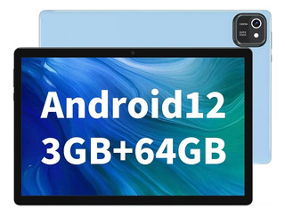 Tableta Android, 10.1 Pulgadas Android 12 3gb Ram 64gb Rom