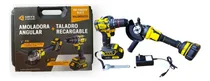 Comprar Kit Taladro Y Amoladora Angular Inalámbricos 2 Baterías 21v