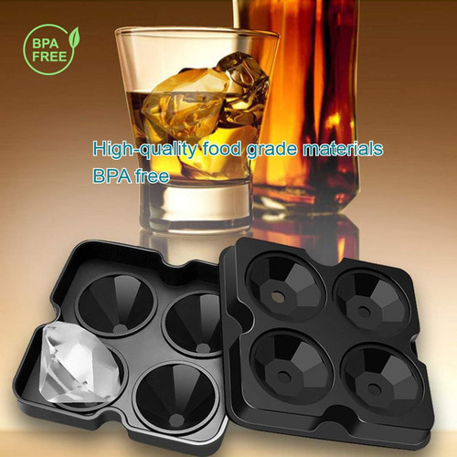 Moldes Para Cubitos De Hielo Con Forma De Diamantes, Moldes