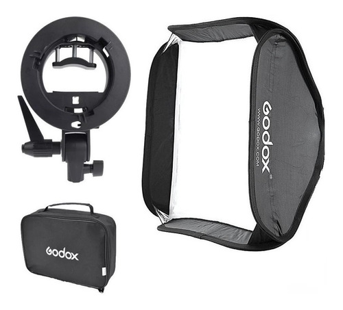 Softbox P/ Flash Speedlite Universal 60x60 Canon Nikon Sony