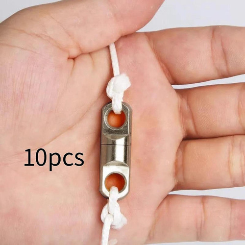 10 Piezas De Pesca Giratoria Con Anillos , Pequeños 5 Mm