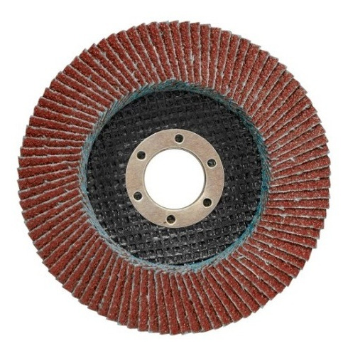Imagem 2 de 4 de Disco Flap 4.1/2 Pol. 115mm Grão 120 Para Aço E Inox - Wurth