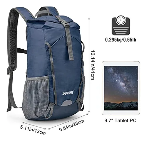 Mochila De Senderismo G4free De 15 Litros, Con Cincha Pequeñ