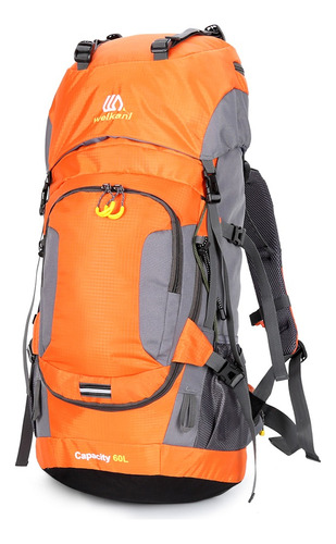 Mochila Impermeable De 60 L, Senderismo, Deporte, Camping, M