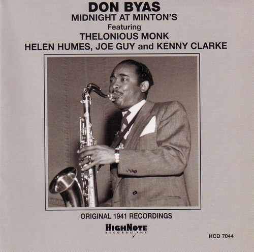 Cd Midnight At Mintons - Don Byas