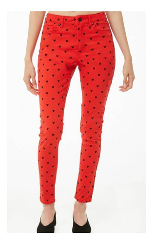 Pantalón Skinny Micky Mause Forever 21 Talla 7