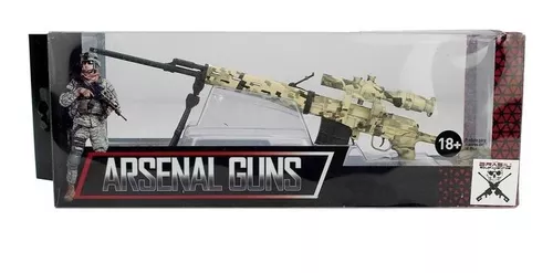 Rifle Sniper Dragunov Camuflada Miniatura Metálica - Arsenal Guns