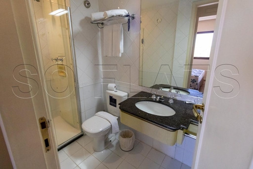 Imagem 12 de 15 de Apartamento Mobiliado No Apart-hotel The World, Para Investimento Na Vila Olímpia - Sf31615