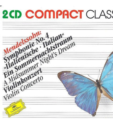 Mendelssohn Bartholdy Symphonie No. 4 Op. 90 Op. 21 & Op.  