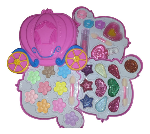 Set De Maquillaje Carroza Con Glitter