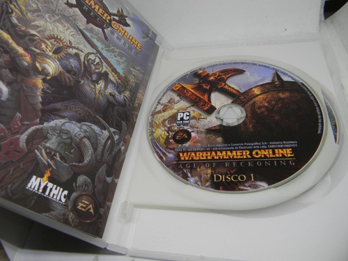 Game - Warhammer Online - Age Of Reckoning - 3 Dvds - Ea (Usado)