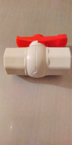 Imagen 2 de 3 de Llaves De Paso De 3/4 Pulgadas Plasticas Rosca Y Lisa