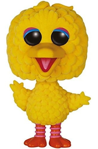 Funko Pop Barrio Sesamo Big Bird Flocado Exclusivo Oversize