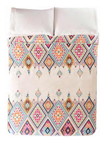 Cobertor Ligero Mat/ind Sooha Vianney Color Beige