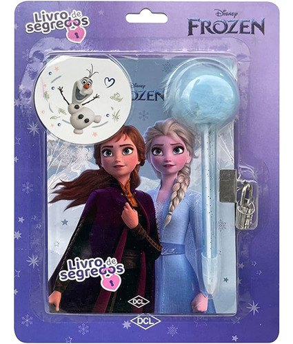 Livro De Segredos Meu Diário Frozen Disney