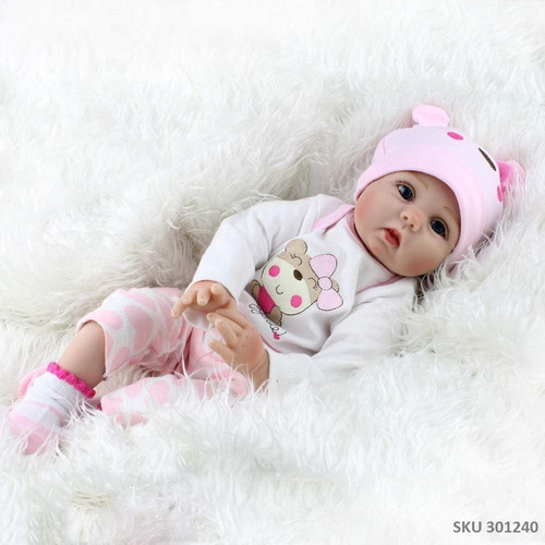 Muñeca Realista Recien Nacido Reborn Baby Vinilo W01