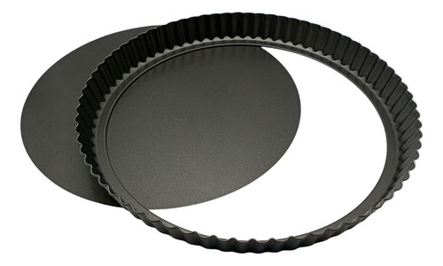 Molde Desmontable, Ideal Para Tartas, Pay, Pizza, 28 Cm Color Negro
