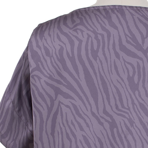 Imagen 6 de 7 de Blusa Print Animal Satinada Vestir Holgada Ligera Fresca.