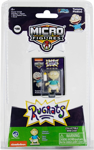 World Smallest Toys Rugrats Tommy Carlitos Angelica Import