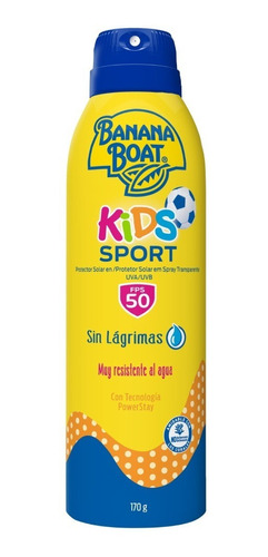 Banana Boat Protector Solar Kids Sports Fps 50