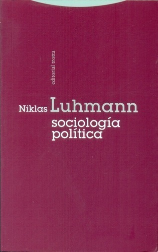 Libro - Sociologia Politica - Niklas Luhmann