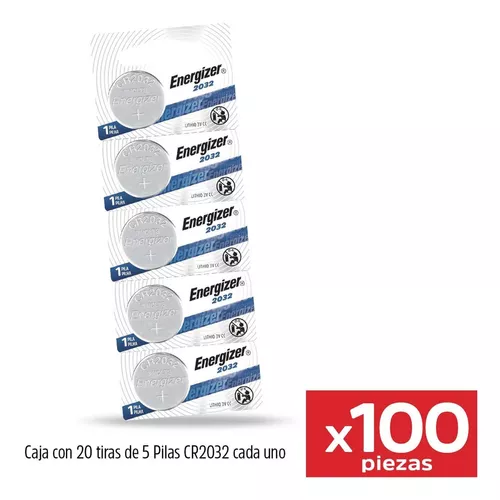 Pila Boton Energizer 2032 Tira 100 Unidades Energizer CR2032