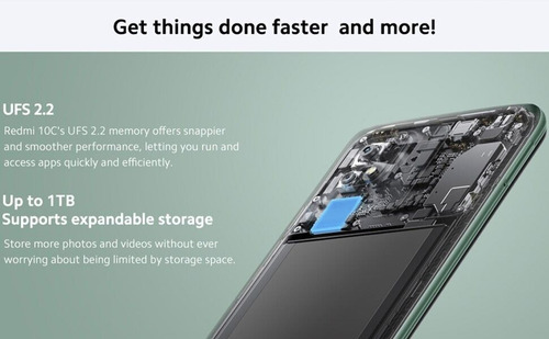 Xiaomi Redmi 10c 220333qag 3gb 64gb Dual Sim Duos