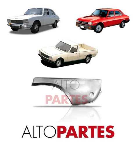 Reparacion Guardabarro Trasero Peugeot 504 Izquierdo