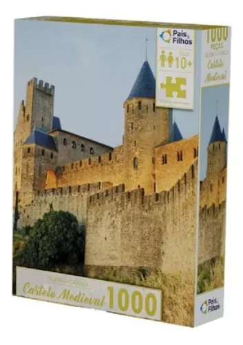 Quebra-cabeça 1000 Peças Castelo Medieval - Pais E Filhos
