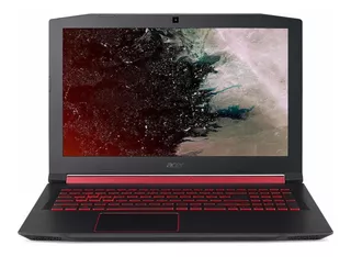 Notebook gamer Acer Aspire Nitro 5 AN515-53 negra 15.6", Intel Core i5 8300H 8GB de RAM 1TB HDD, NVIDIA GeForce GTX 1050 Ti 60 Hz 1920x1080px Windows 10 Home