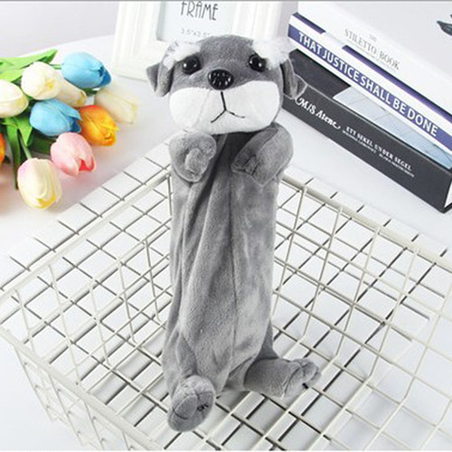 Imagen 7 de 7 de Bolso Cosmético Estuche De Pluma Estuche De Papelería Gris