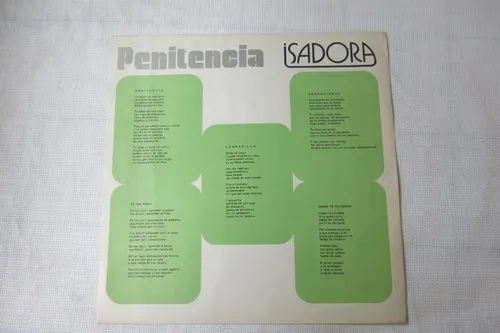 Vinyl Vinilo Lp Acetato Isadora Penitencia Balada (Usado)
