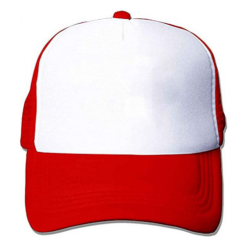 Gorra Trucker Roja Para Sublimar Cotillon Visera X 12 U