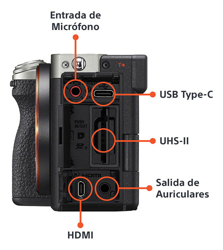 Cámara Digital Mirrorless Sony Alpha ILCE-7CM2 Full Frame 34,1 Mp Color Plateado