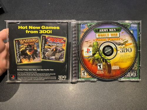 Army Men: World War Final Front Sony Playstation Ps1 (Usado)