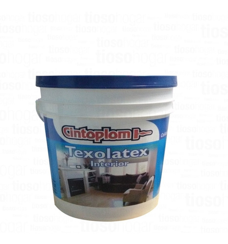 Latex Interior Pintura Cintoplom 10 Lts Blanco Muy Cubritivo