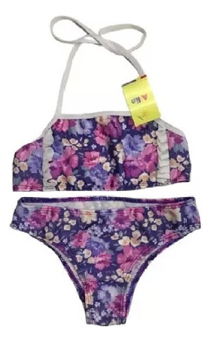 Malla Bikini Nena Estampada Con Detalles T 10-16 Ailin 263ae