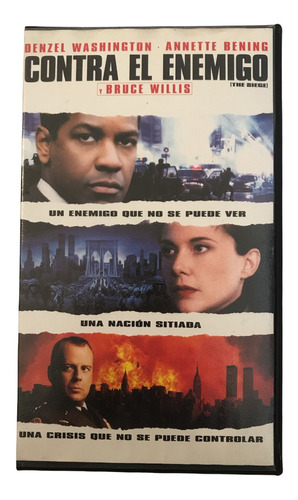 Vhs Contra El Enemigo The Siege Bruce Willis Denzel Washingt