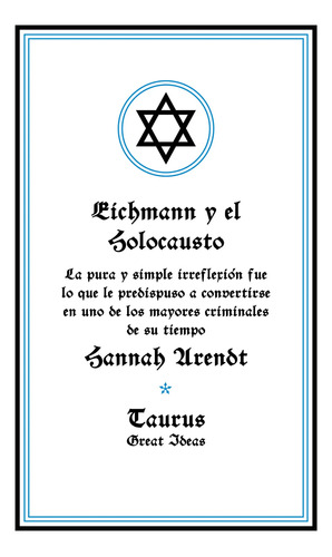 Libro Eichmann Y El Holocausto