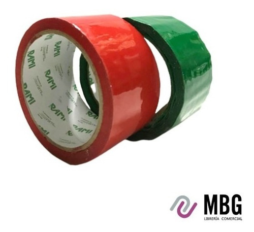 Imagen 3 de 4 de Cinta Adhesiva De Embalaje Color 48mm X50m Pack 2u
