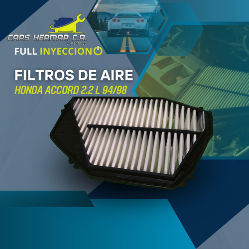 Filtros De Aire Para Honda Accord 2.2 L 1994-1998